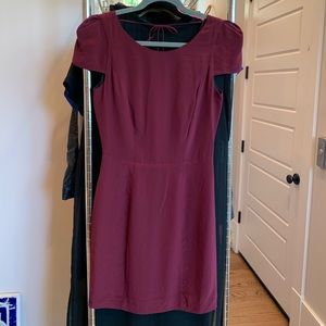 Lavender Brown open back maroon dress NEVER WORN
